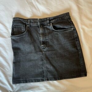 Black Denim Zara Skirt